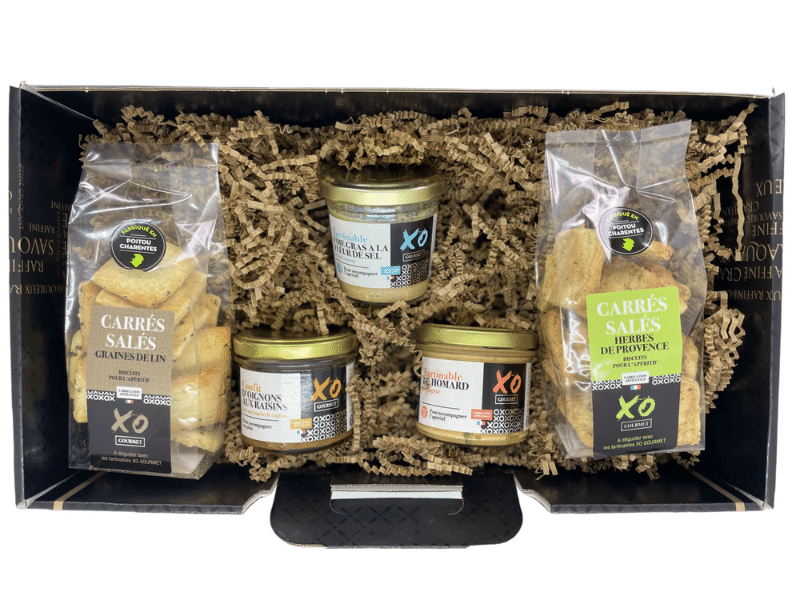Découvertes salées de 5 biscuits et tartinables