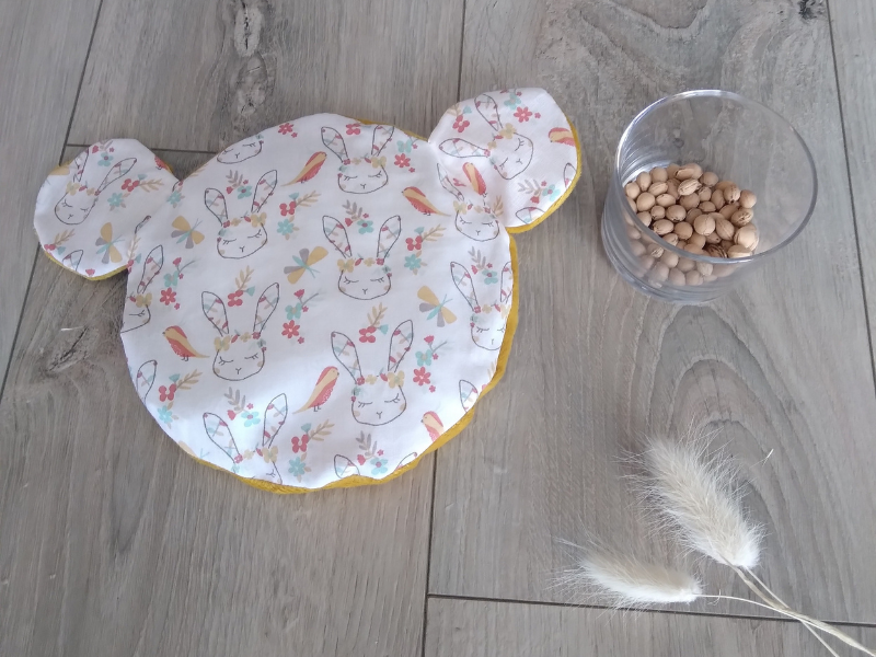 Bouillotte sèche enfant ours