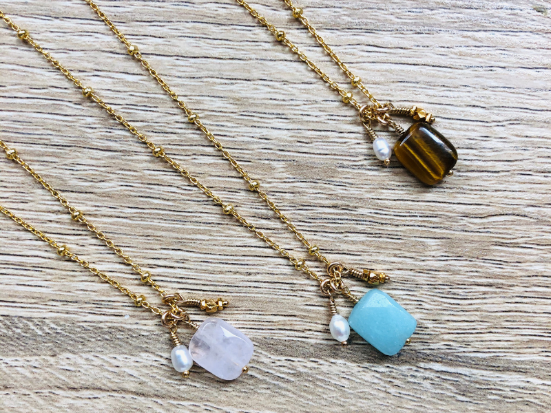 Parure Clara Collier et mini créoles