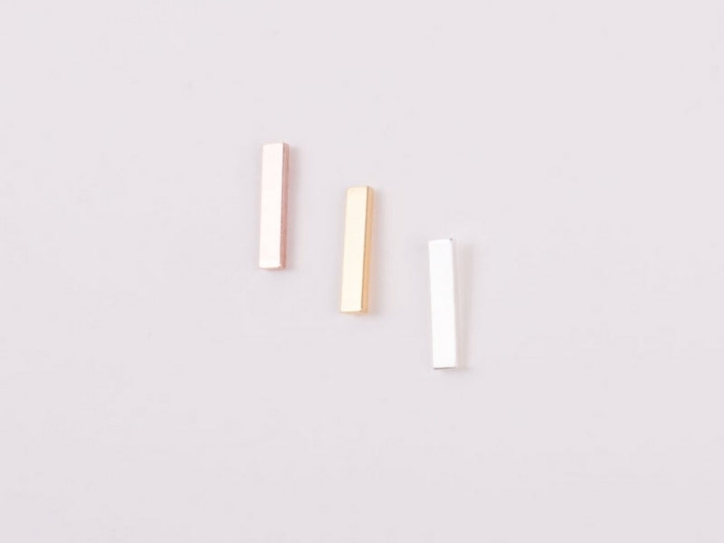 Boucle d'oreilles rectangle