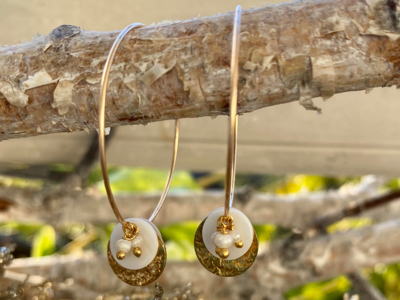 Boucles d'oreilles SUNSHINE