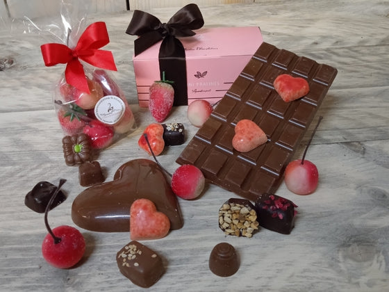 Assortiments de mini-chocolats à déguster à deux