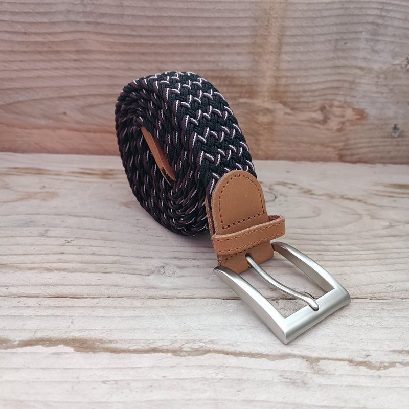 Ceinture tressée pour homme
