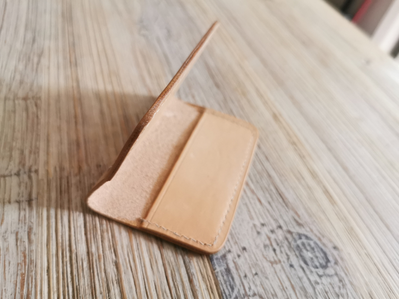 Etui porte cartes en cuir véritable