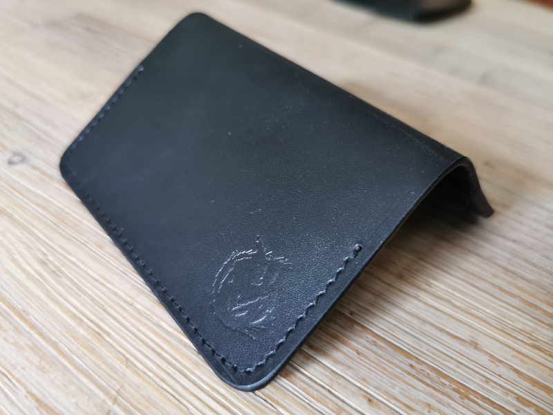 Etui porte cartes en cuir véritable