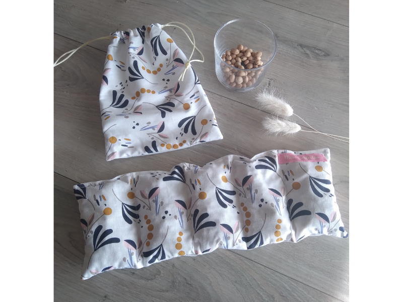 Bouillotte sèche aux noyaux de cerise