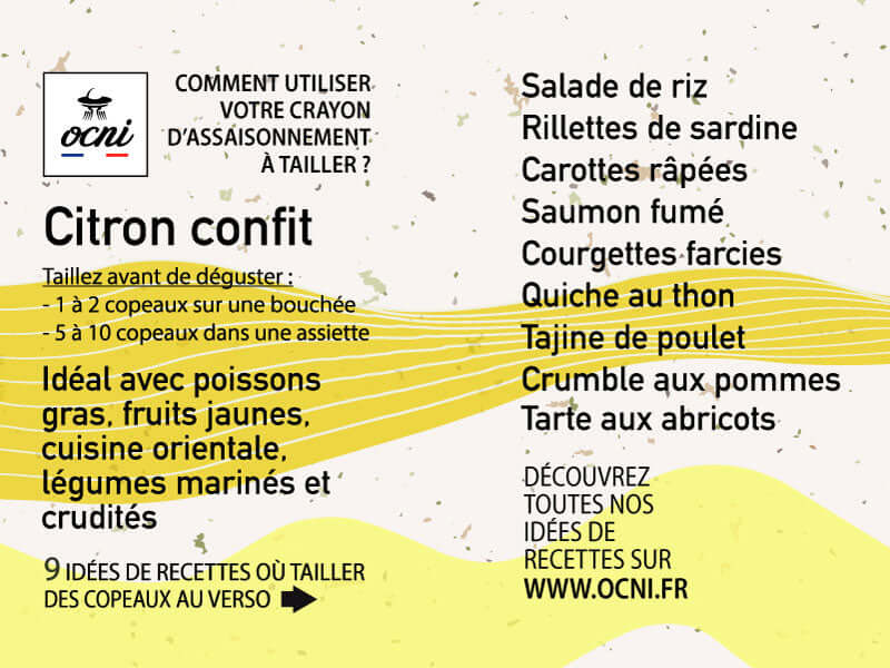 Coffret 3 Assaisonnements à tailler Découverte : Citron confit, Basilic, Piment & ail