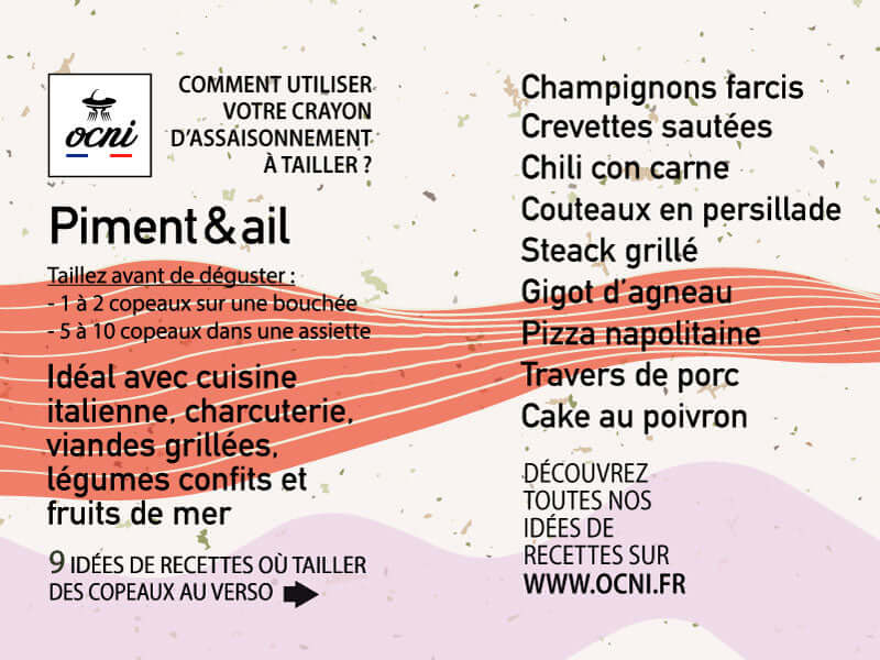 Coffret 3 Assaisonnements à tailler Découverte : Citron confit, Basilic, Piment & ail