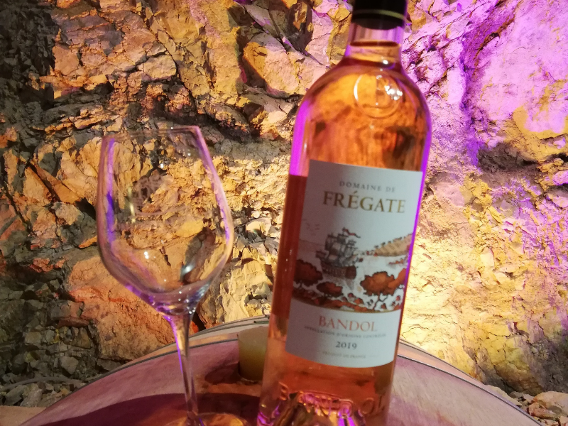 Coffret vin de Provence 1 bouteille rosé AOC Bandol