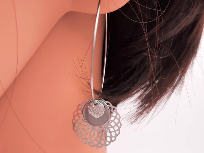 Boucles d'oreilles Créoles Edmée