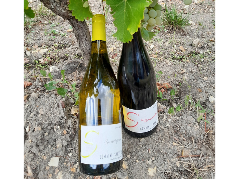 Coffret vin de la Loire BIO 2 bouteilles rouge et blanc