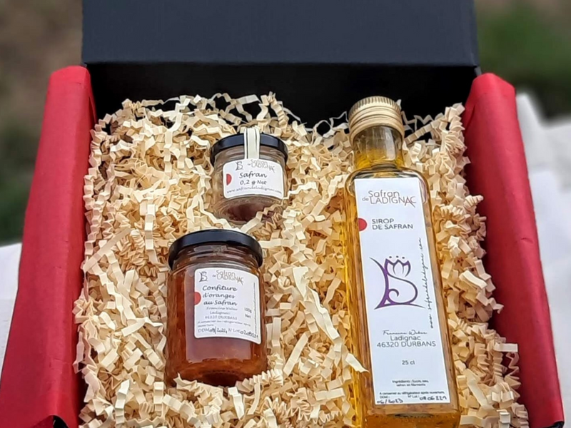 Coffret safrané découverte