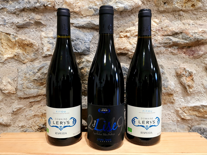 Coffret vin du Languedoc 3 bouteilles rouge AOC Fitou