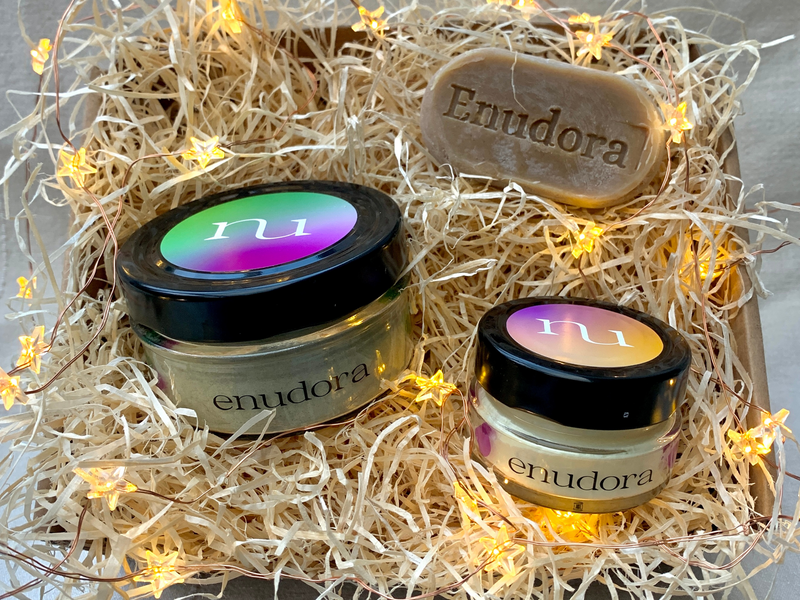 Masque visage, Baume corporel et Savon visage