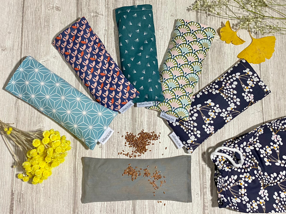 Eye-pillow en graines de lin bio