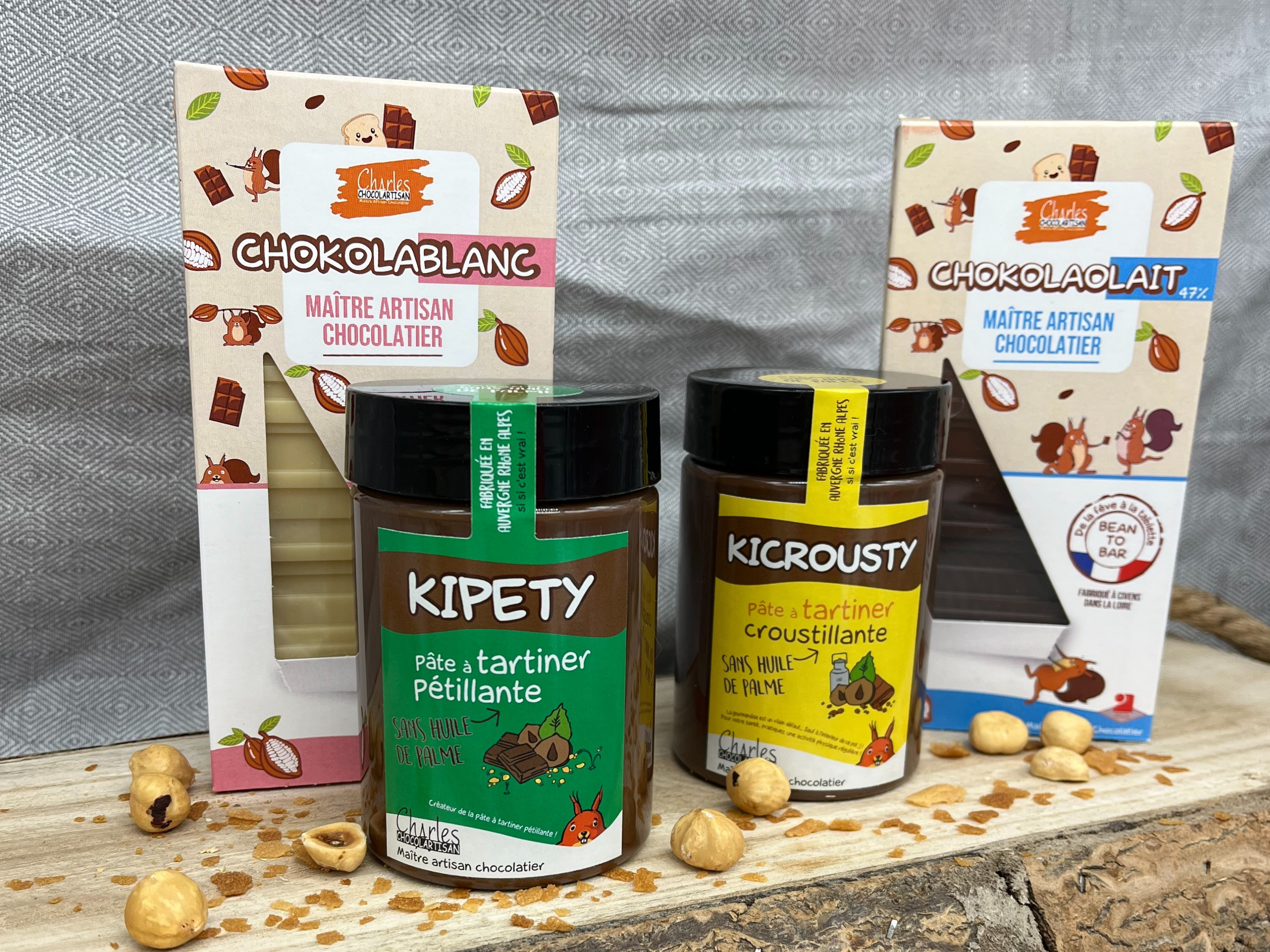 petite selection de pates a tartiner artisanales