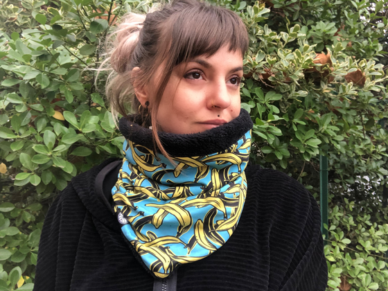 Snood triangle adulte à enfiler