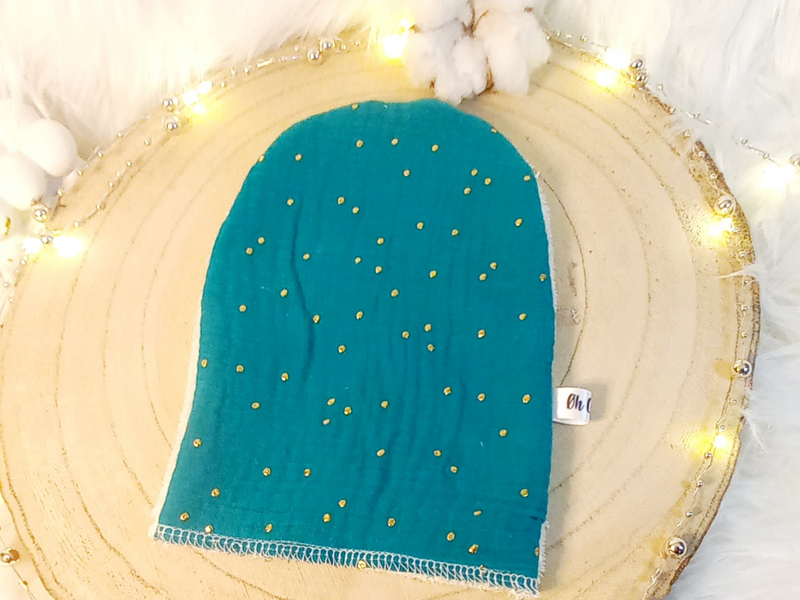 Charlotte séchante et son gant assorti