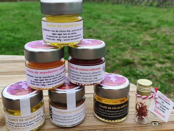 Safran & gelées de fruit
