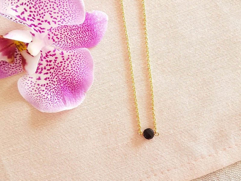 Collier Cyrille avec pierre au choix