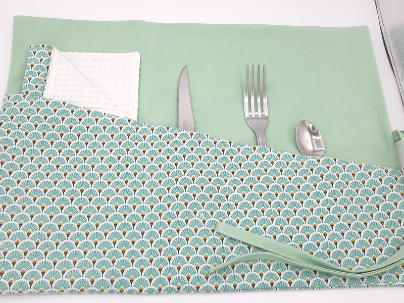 Duo de pochette pour couverts