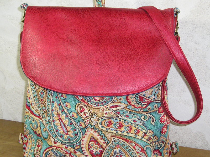 Sac bandoulière convertible sac à dos