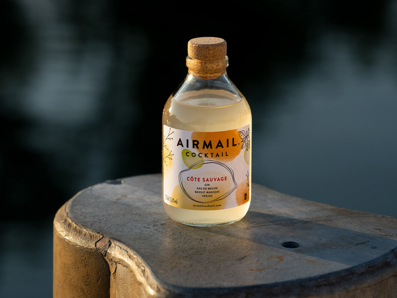 2 bouteilles de cocktail Airmail prêt à boire
