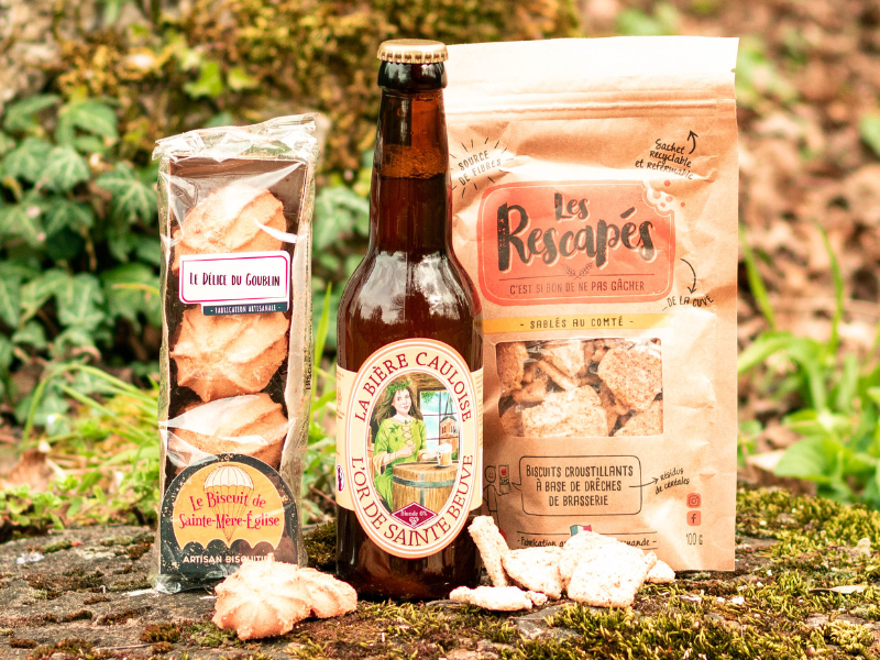 Colis bière artisanale 33cl et douceurs en sucré-salé