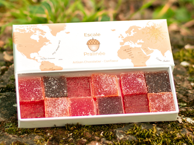 Colis gourmand de 12 pâtes de fruit artisanales