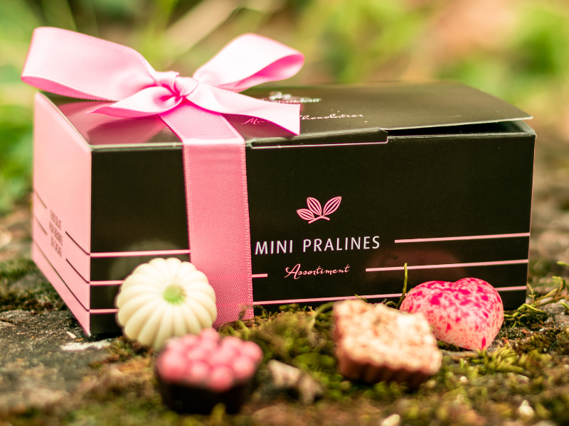 Ballotin mini-chocolats 60 pièces