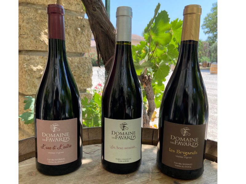 Coffret vin du Rhône BIO 3 bouteilles roug AOC Côtes-du-Rhône, Côtes-du-Rhône Villages