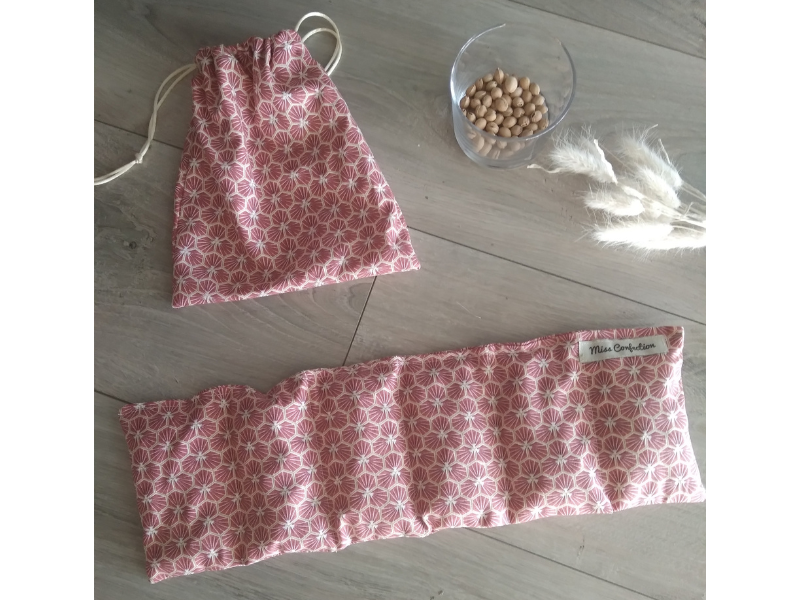Bouillotte sèche aux noyaux de cerise