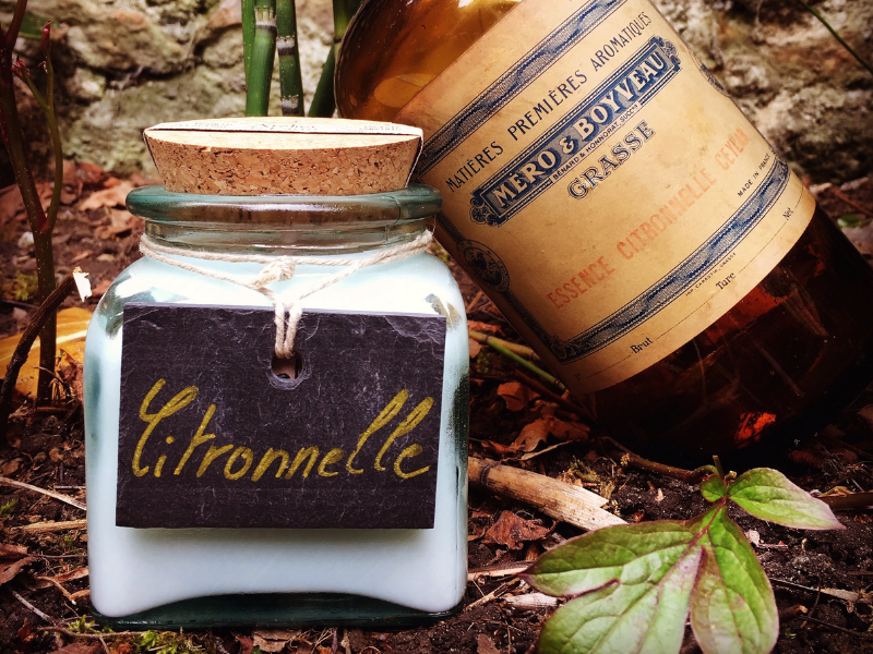 BOUGIE ANTI-MOUSTIQUE CITRONNELLE BIO