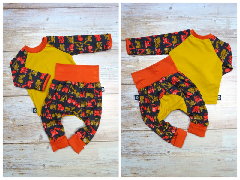 T-shirt manches longues et sarouel évolutif