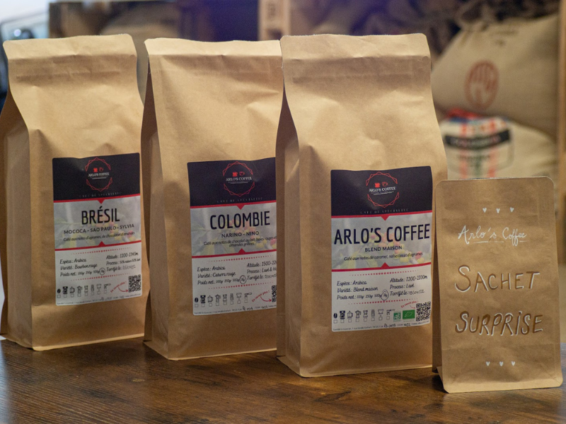 Lot de cafés de spécialité (3 kg 100)  - Arlo's Coffee