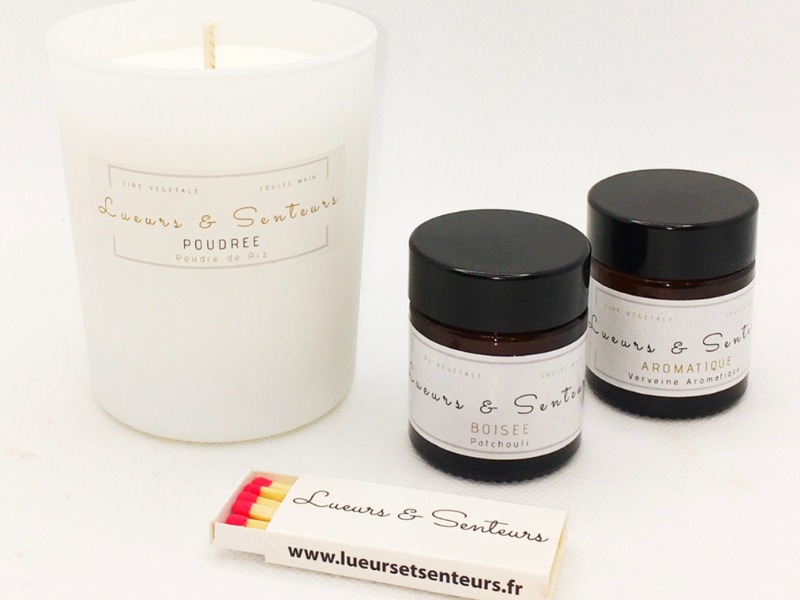 Trio de bougies douceur