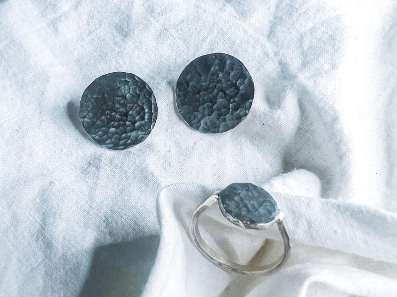 Bague Estelle et Boucles d'oreilles Luna