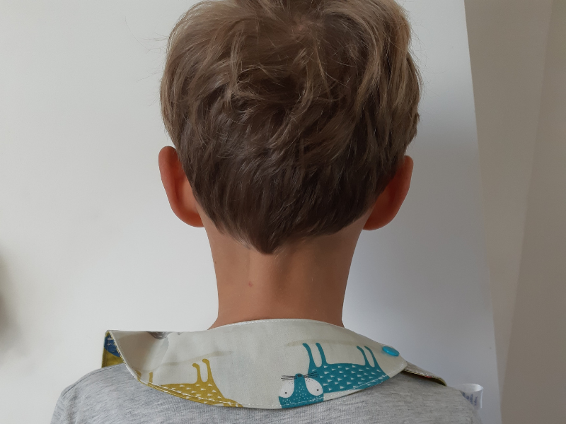 Bavoir bebe impermeable XL réversible