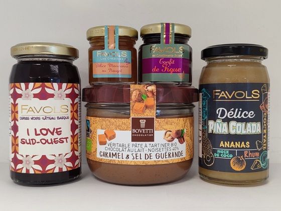 Coffret Sélection Gourmande : Confiture sucré et Confits