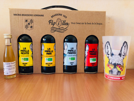 Coffret bière 4 bières BIO de Meurthe-et-Moselle