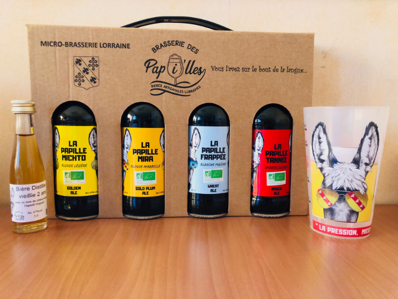 Coffret bière 4 bières BIO de Meurthe-et-Moselle