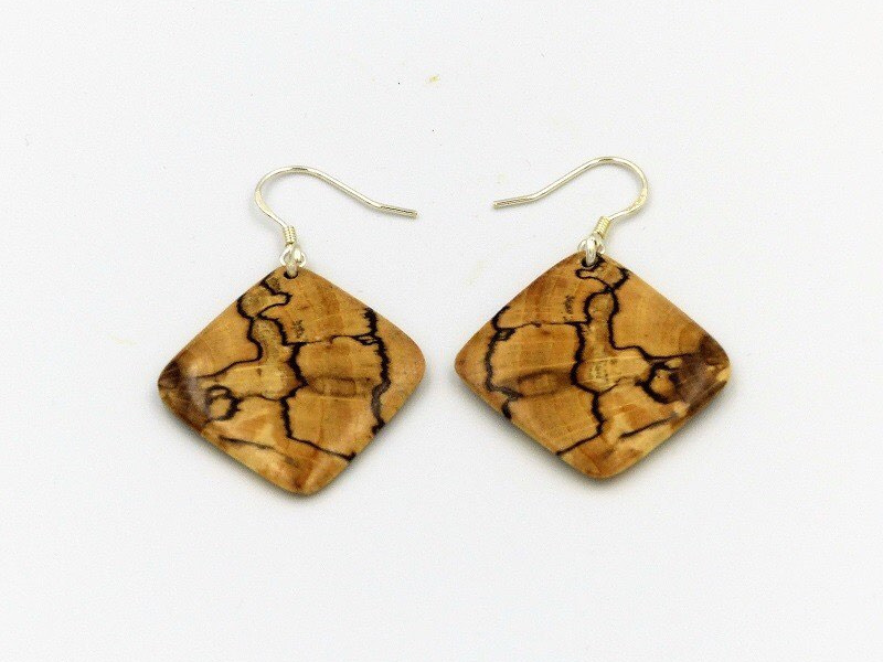 Boucles d'oreilles en bois