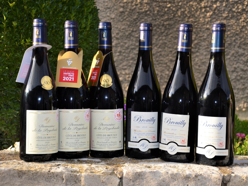 coffret 6 bouteilles brouilly