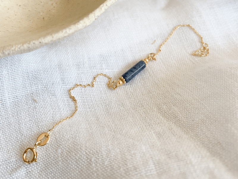 Boucles d'oreilles ou Bracelet en pierres fines