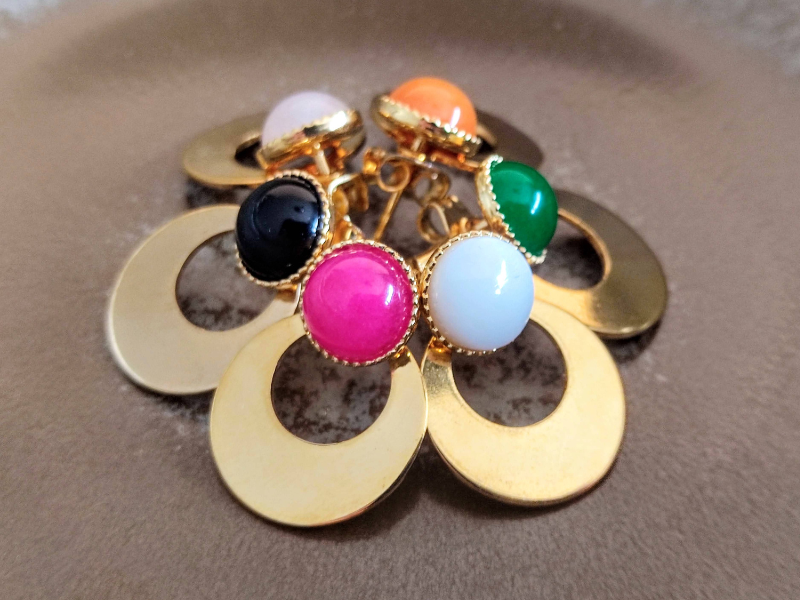 Boucles d'oreilles 3en1 L'Aventurière