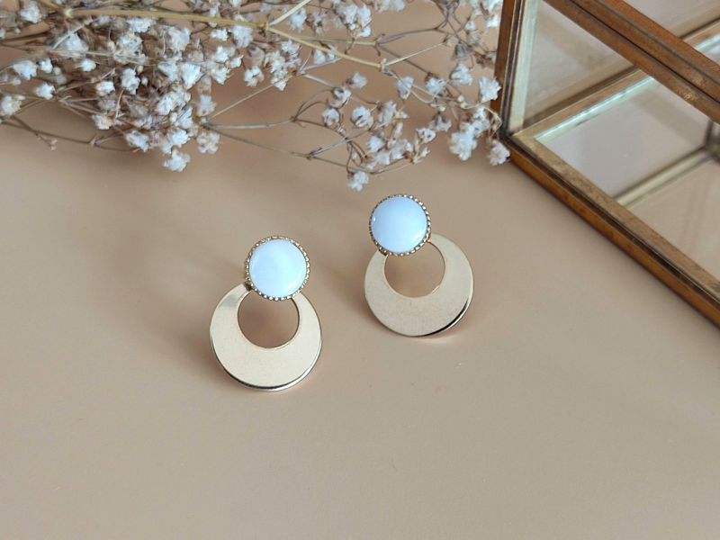 Boucles d'oreilles 3en1 L'Aventurière