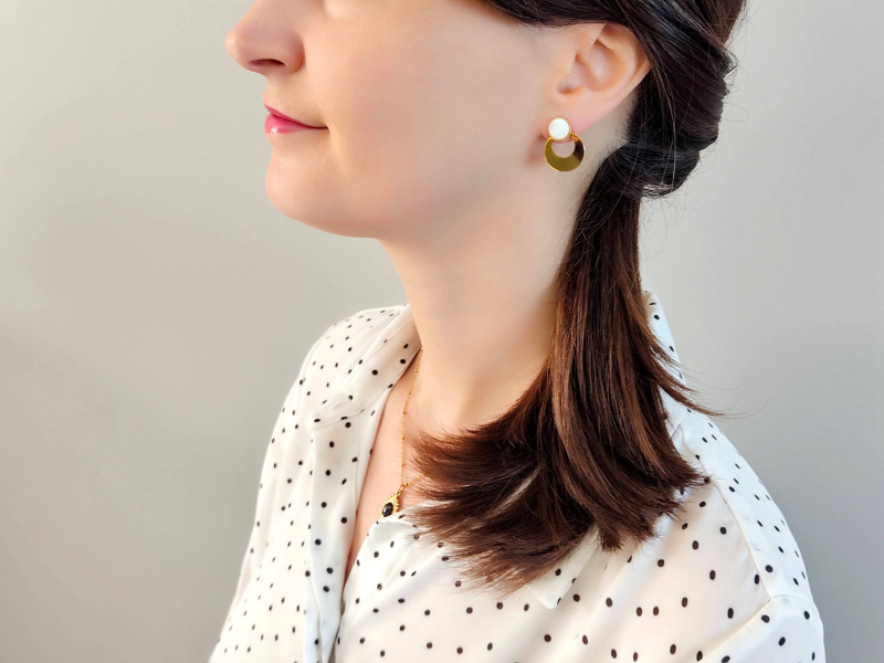 Boucles d'oreilles 3en1 L'Aventurière