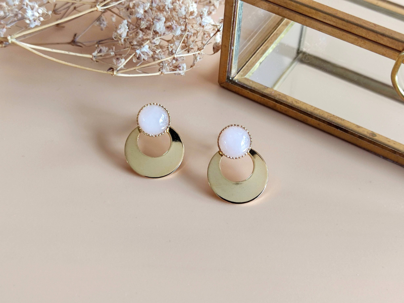 Boucles d'oreilles 3en1 L'Aventurière