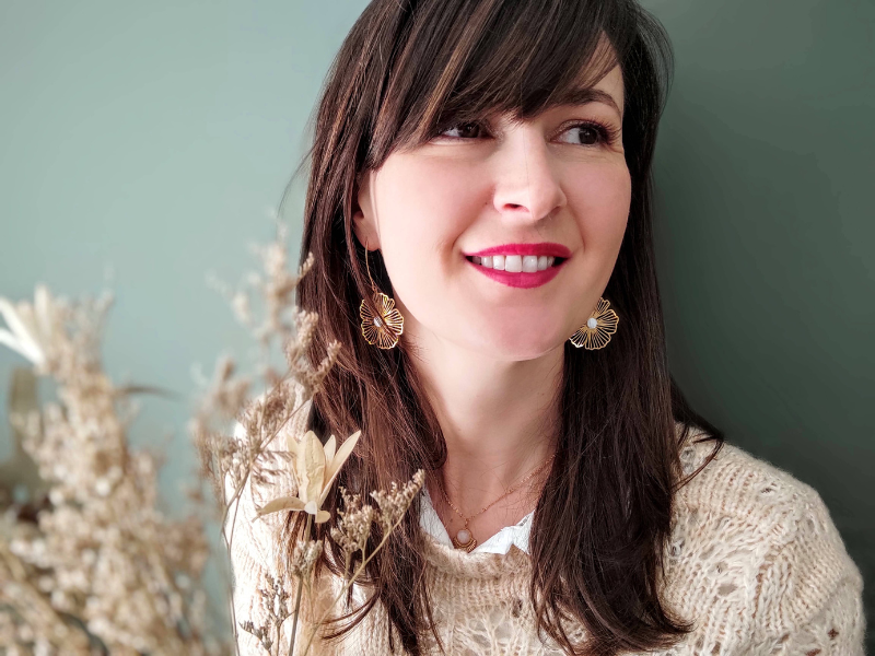 Boucles d'oreilles fleurs La Naturelle