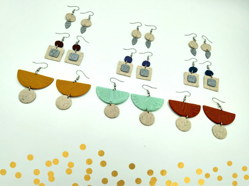 Trio de boucles d’oreilles Sahari Pep’s